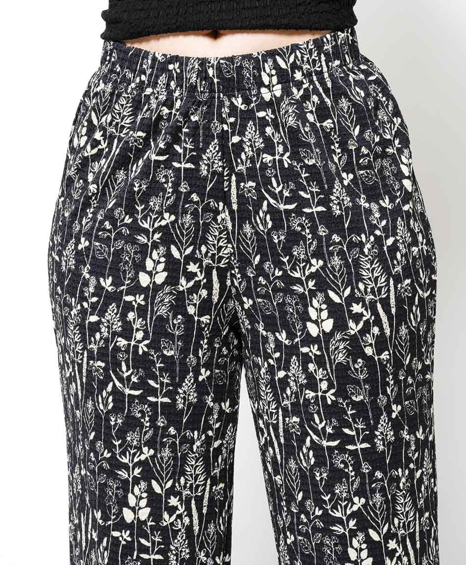 Pantal&oacute;n mujer print flores