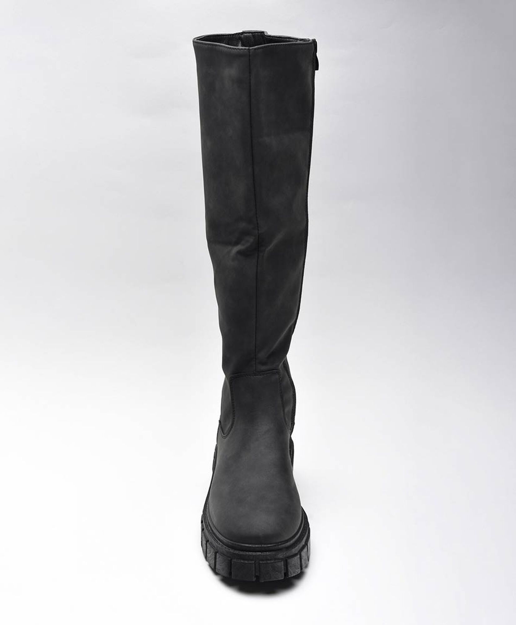 Bota alta mujer bucanera taco cuadrado Bota alta mujer bucanera taco cuadrado