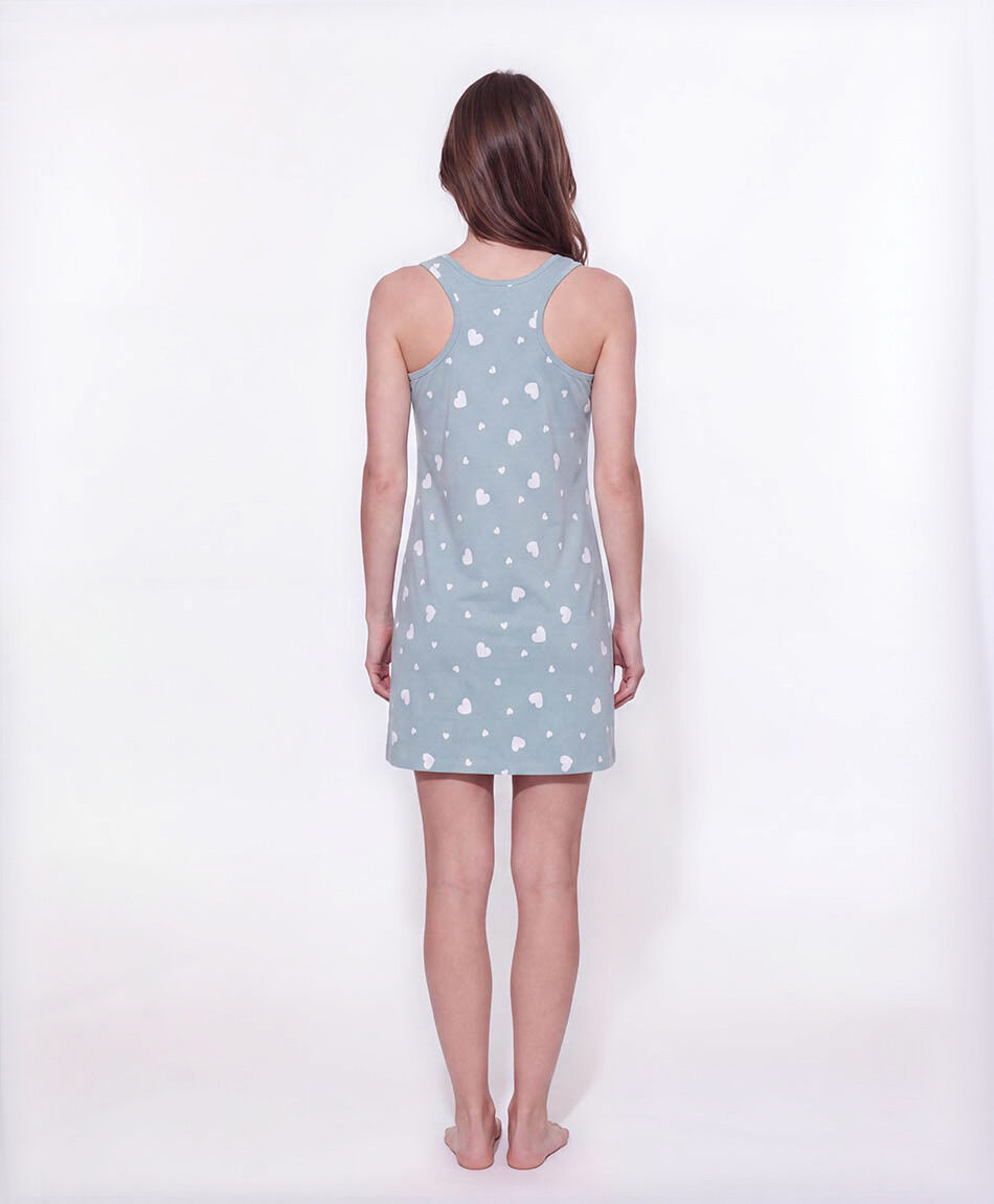 Camisa de dormir mujer corazones