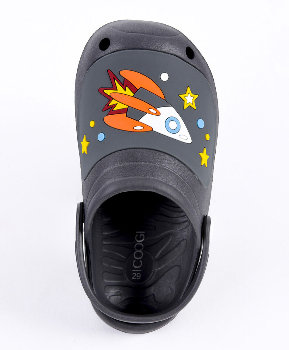 Sandalia infantil cohete gris