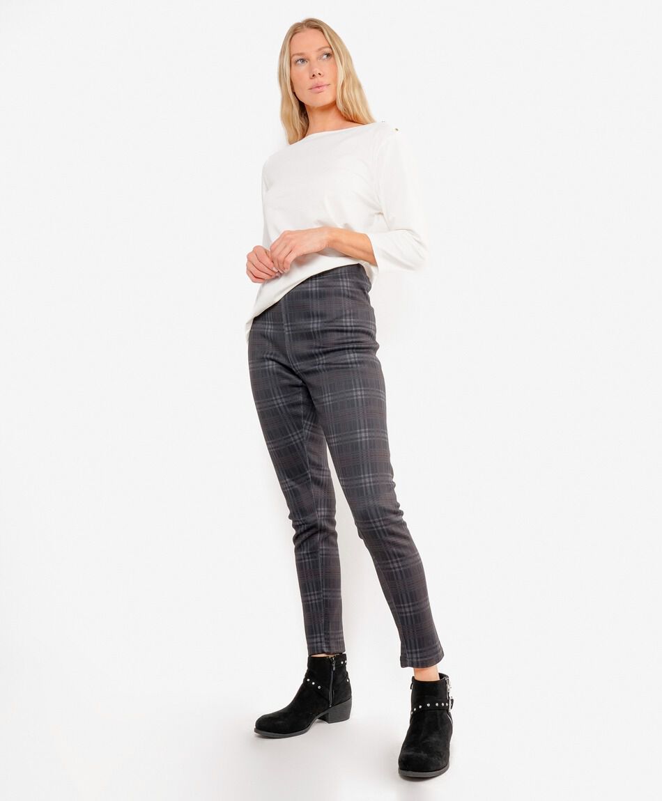 Leggins mujer escoc&eacute;s big forrada