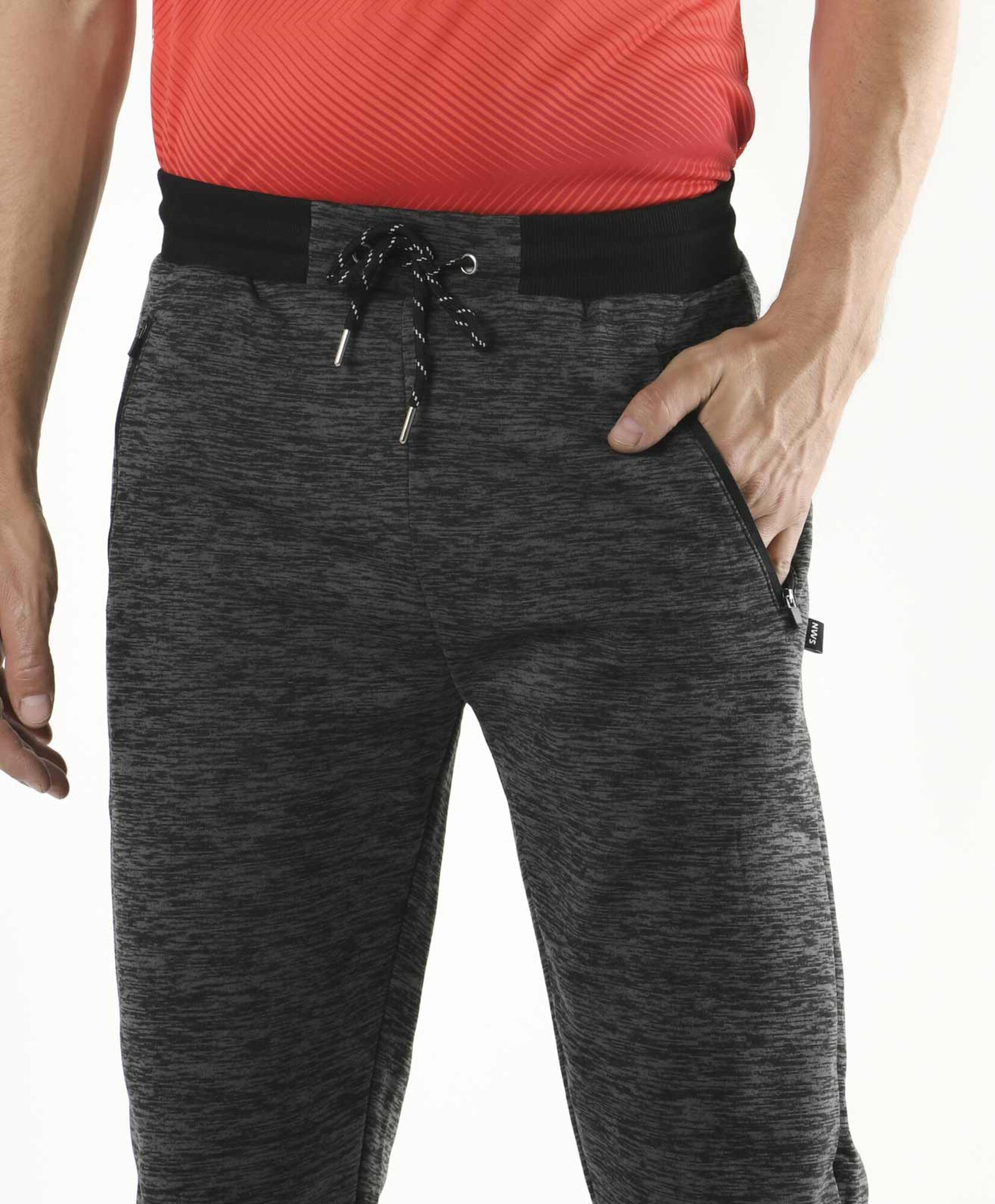 Pantalón de buzo hombre contraste Pantalón de buzo hombre contraste