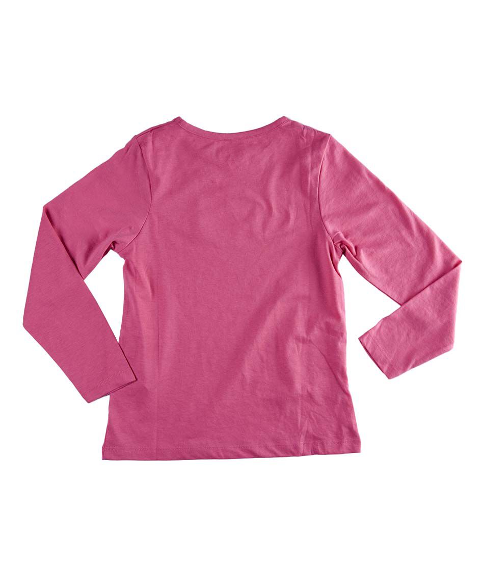 Polera manga larga cuello redondo