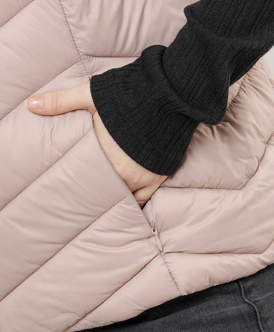 Parka mujer sin mangas acolchada