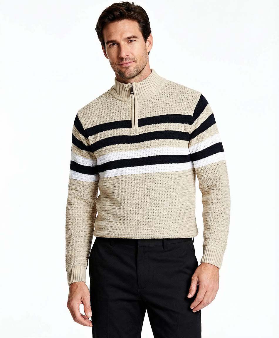 Sweater hombre l&iacute;neas horizontales