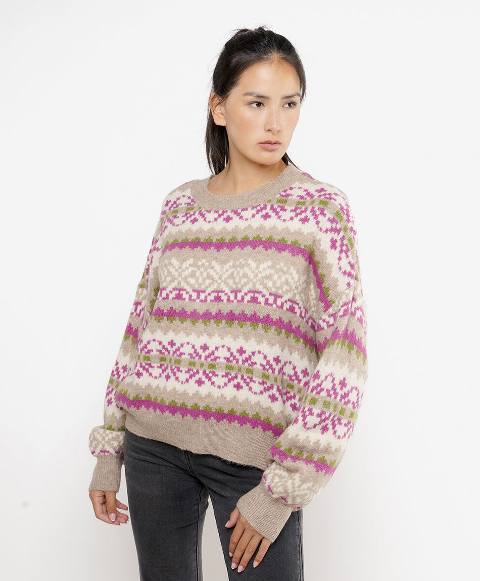 Sweater mujer n&oacute;rdico dise&ntilde;o