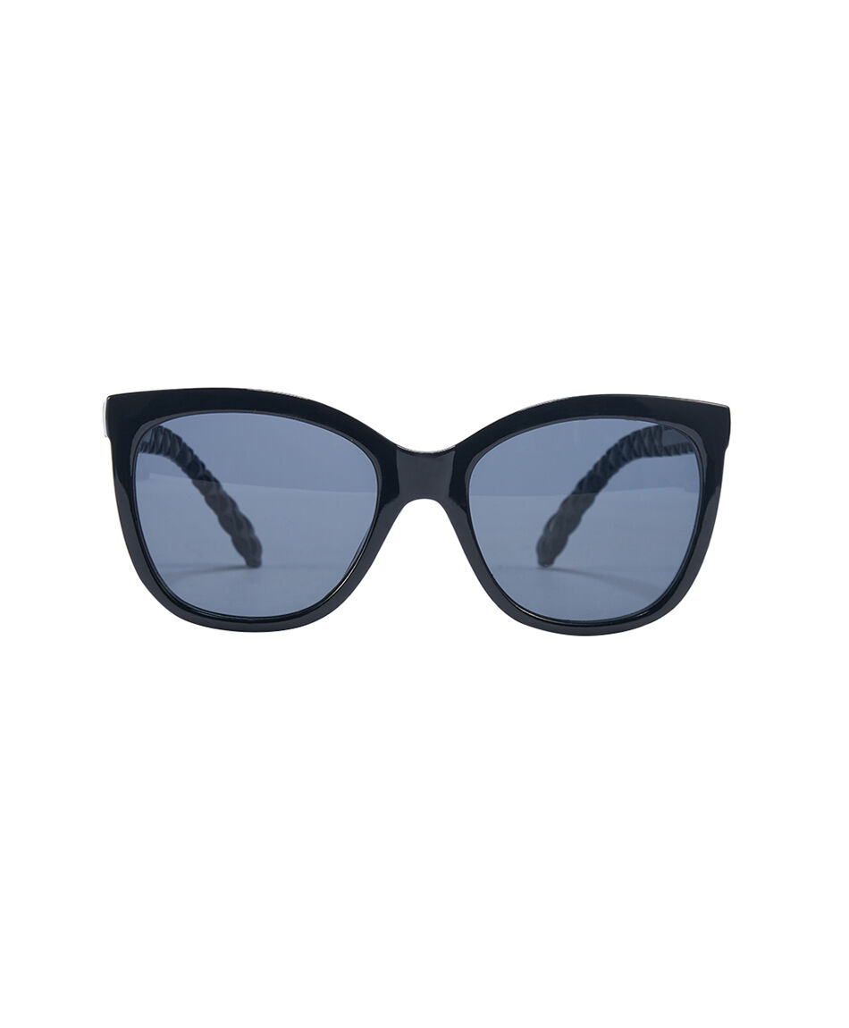 Lentes mujer cuadrados negro