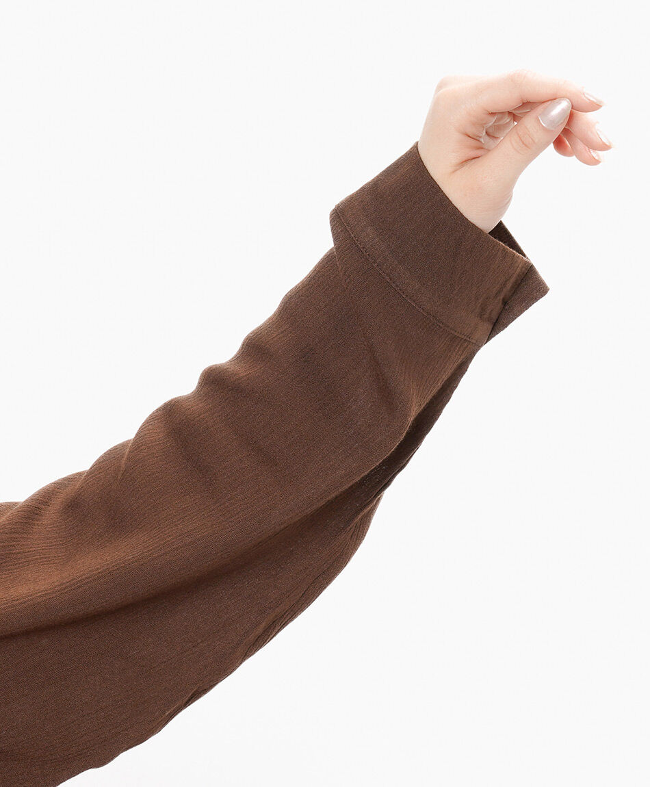 Blusa mujer vintage brown