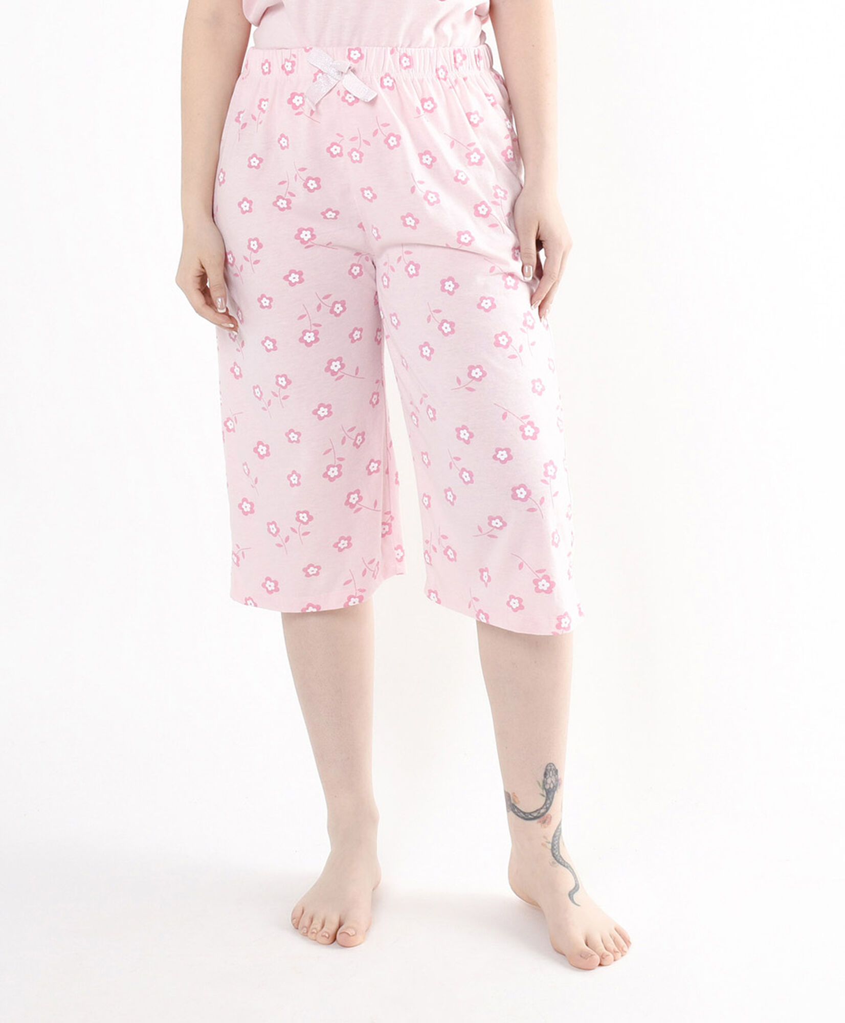 Pijama mujer gatito y florcitas Pijama mujer gatito y florcitas