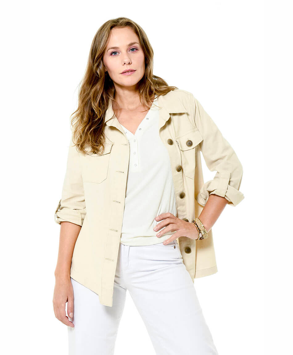 Blusa botones cargo