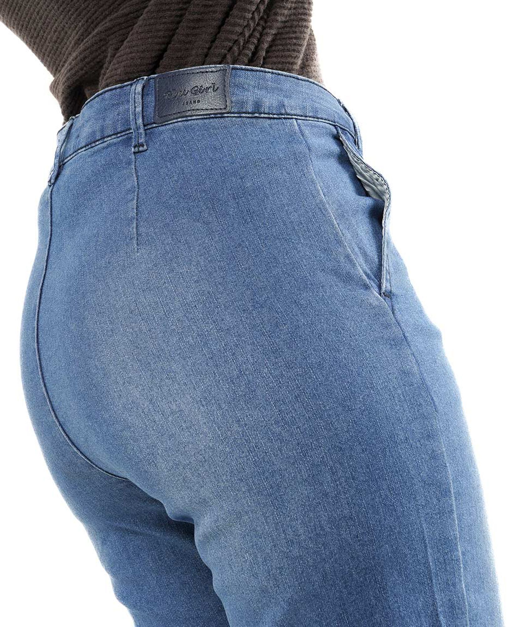 Jeans mujer bolsillo lateral wide Jeans mujer bolsillo lateral wide