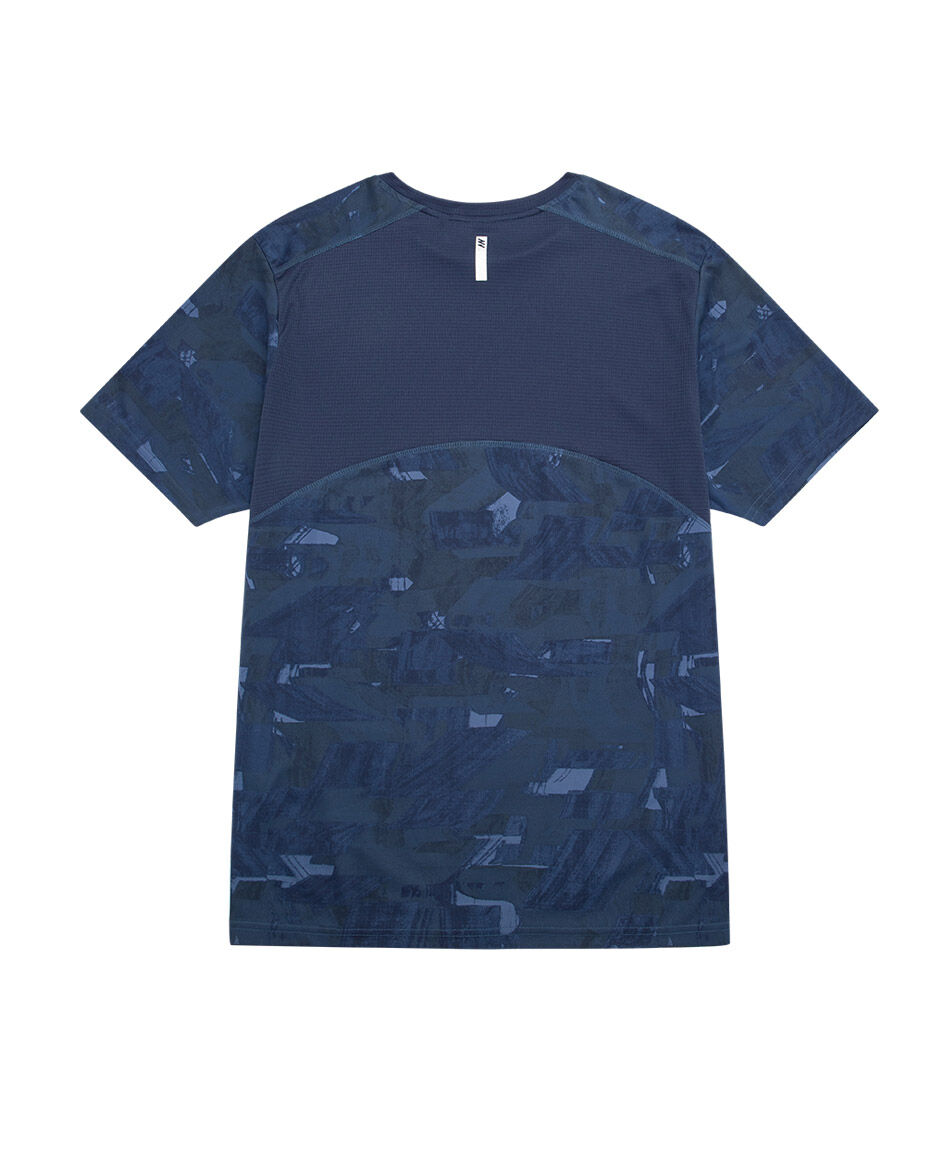 Polera deportiva hombre space blue
