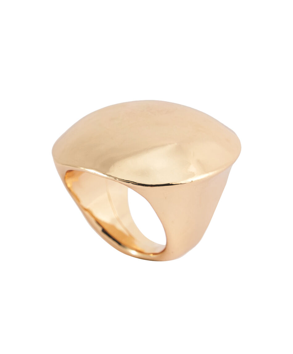 Anillo mujer gold  ancho