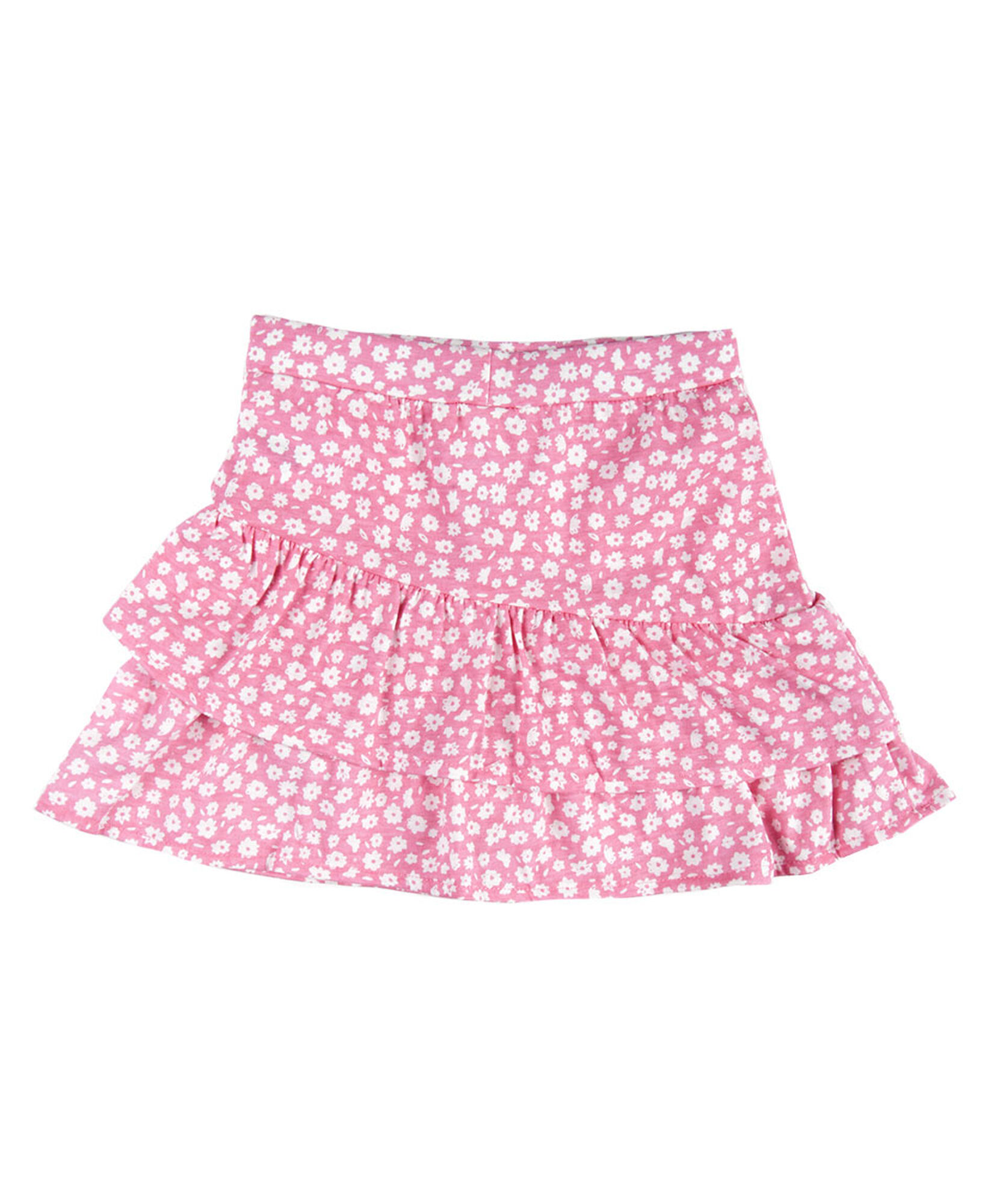 Falda niña flores y vuelos Falda niña flores y vuelos