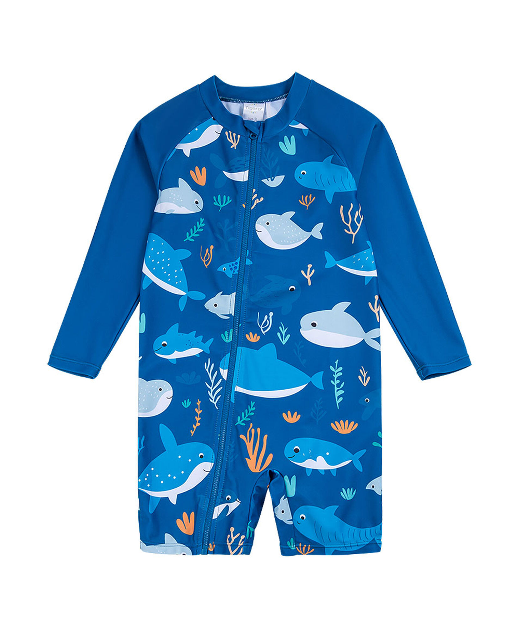 Traje de baño bebé entero tiburones Traje de baño bebé entero tiburones