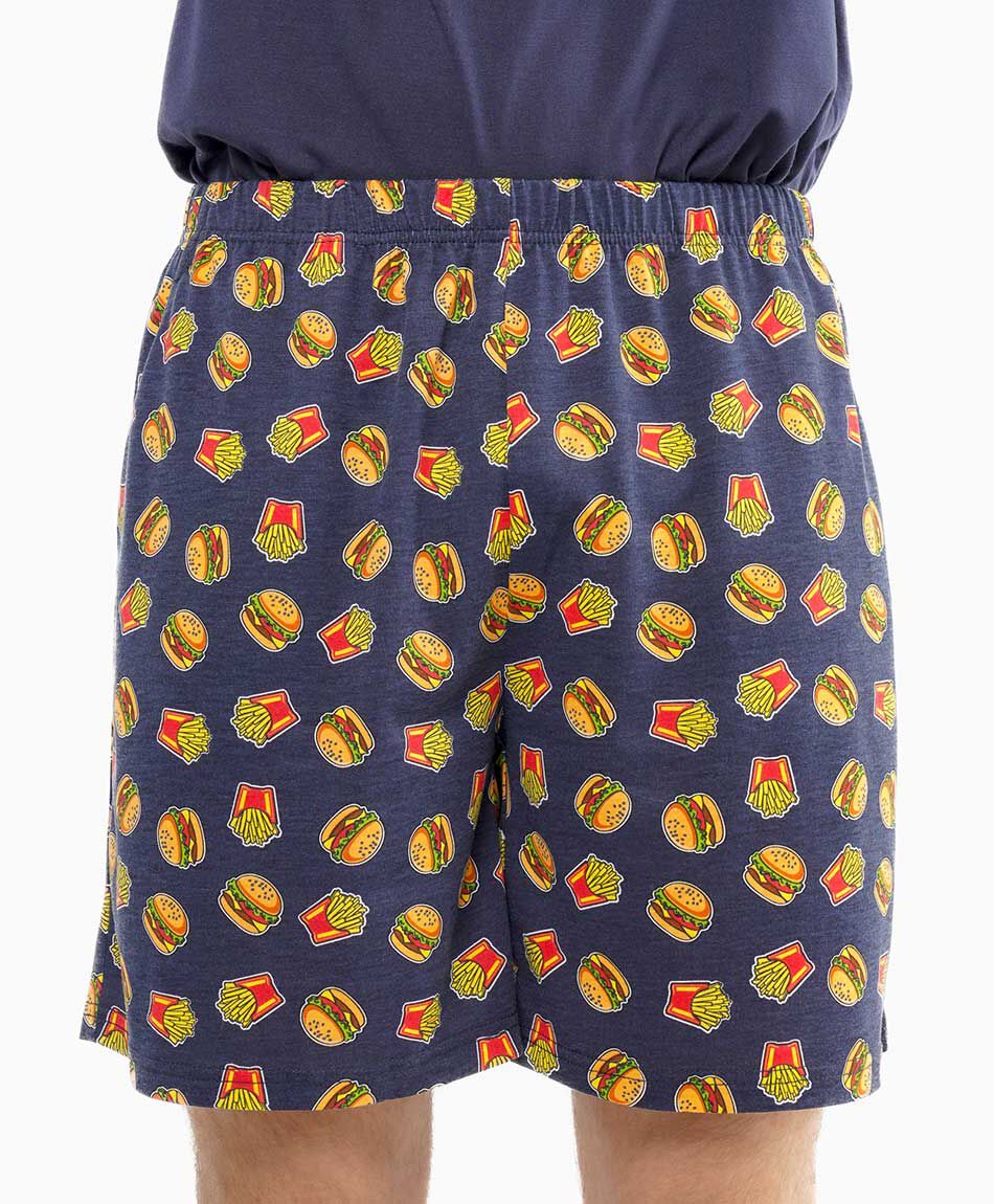 Pijama hombre hamburguesa