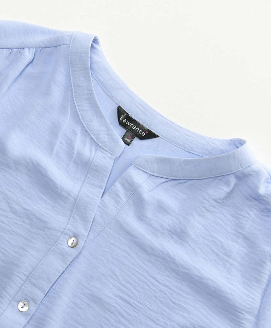 Blusa mujer lisa azul