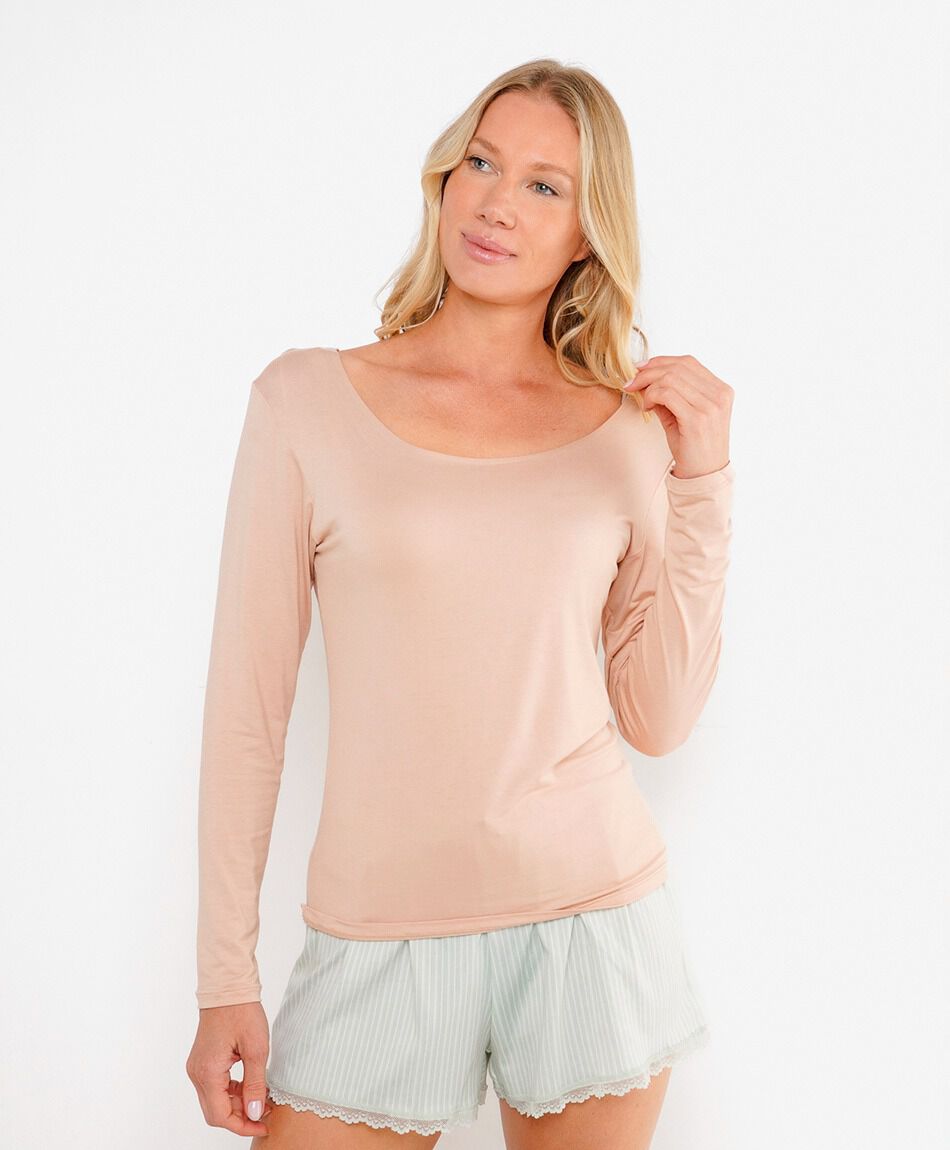 Camiseta mujer seamless viscosa