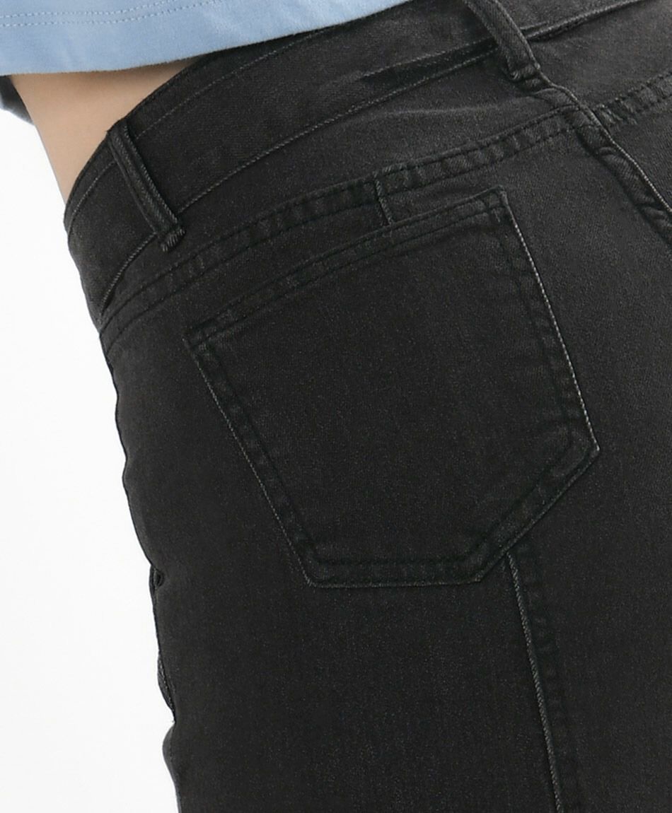 Jeans mujer costuras verticales wide