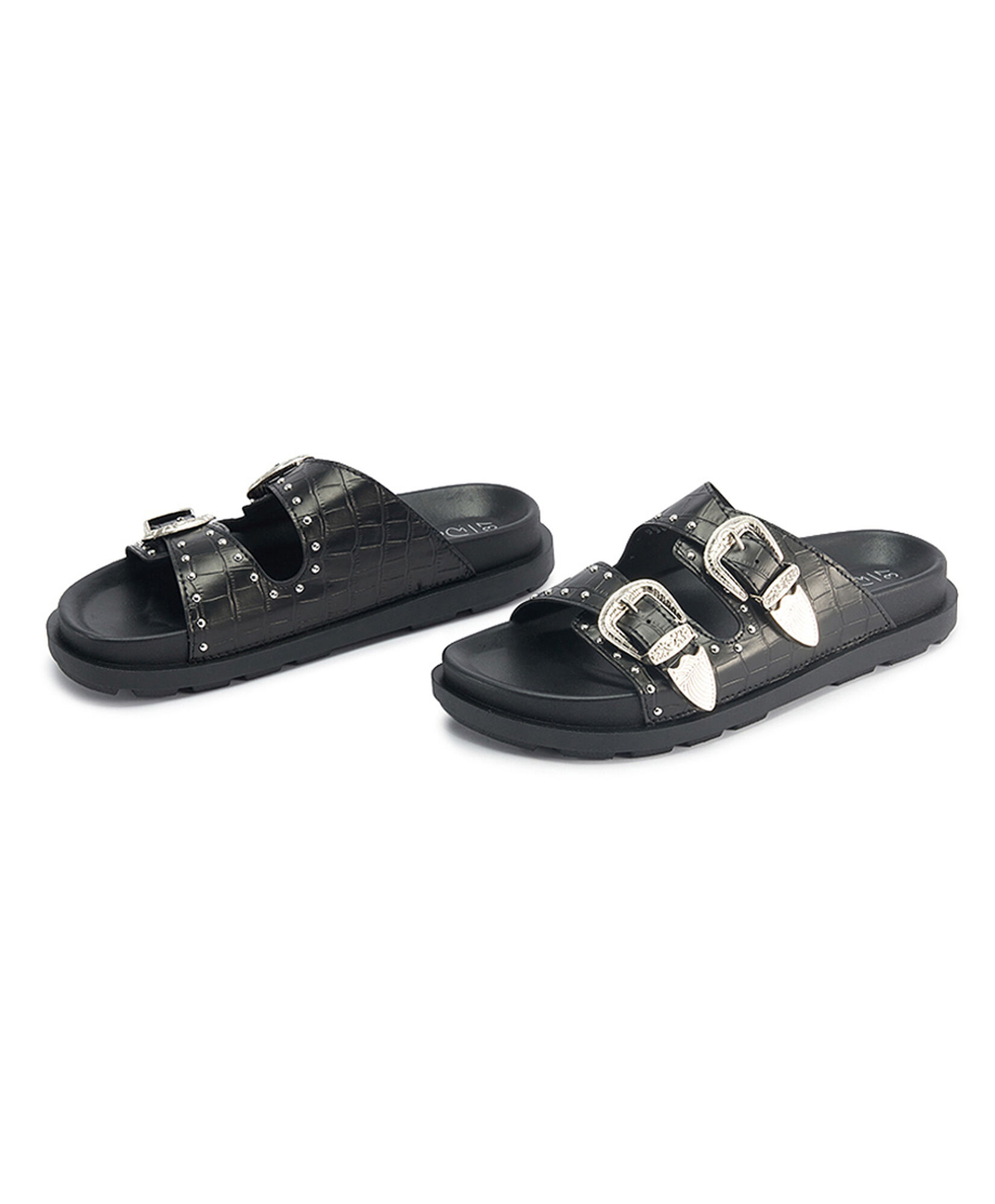 Sandalia mujer hebillas silver Sandalia mujer hebillas silver