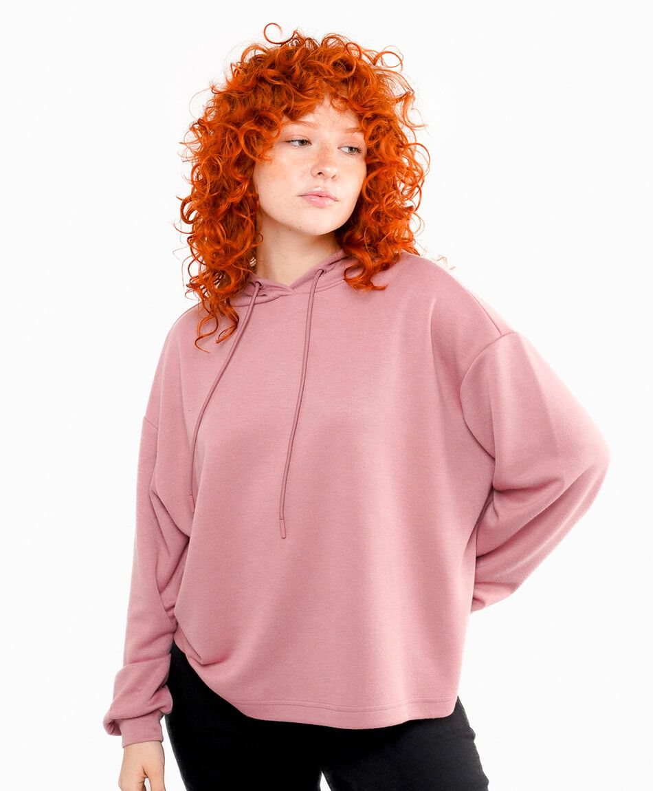 Poler&oacute;n mujer liso pink