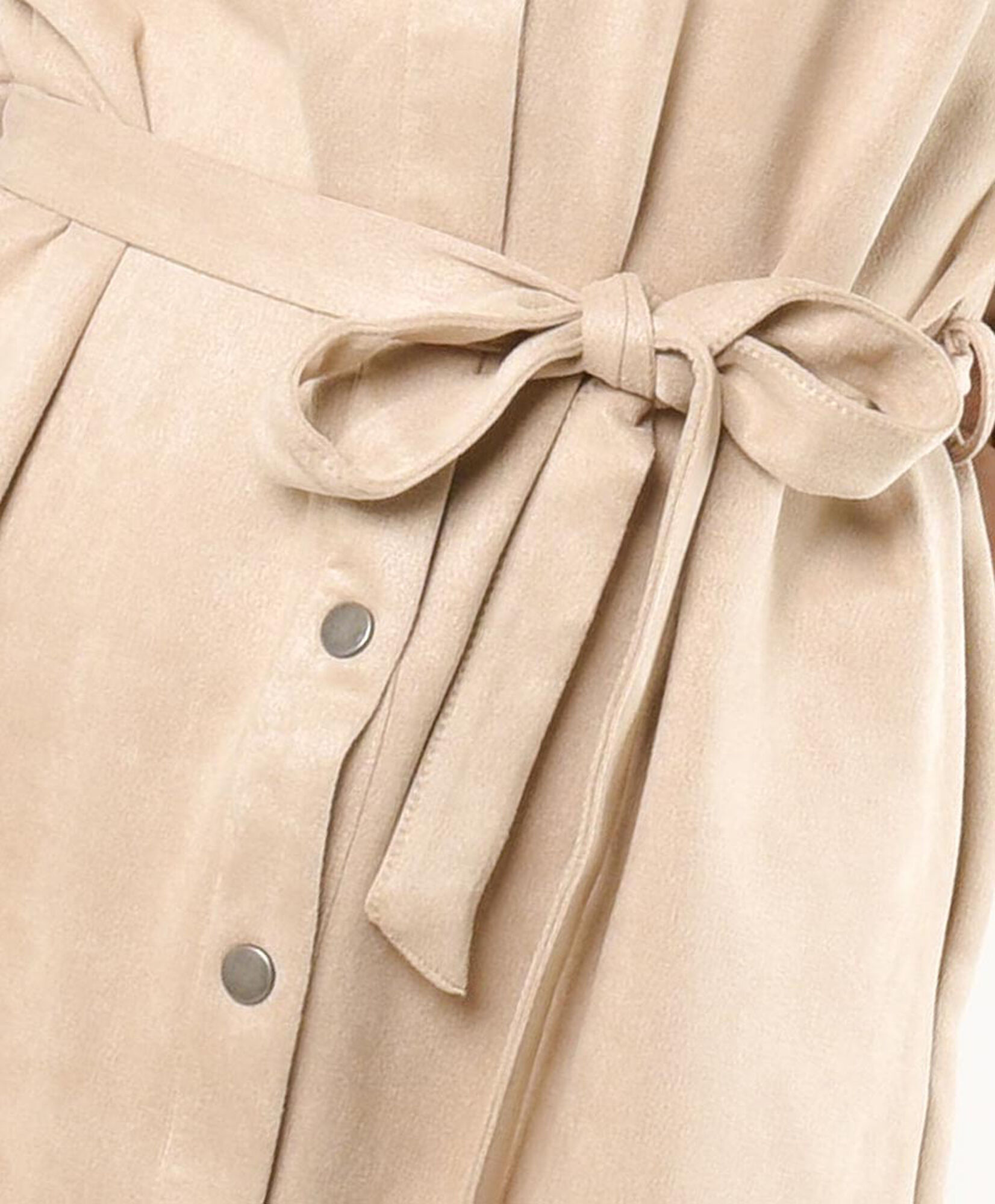 Chaqueta mujer botones y lazo gamuza Chaqueta mujer botones y lazo gamuza