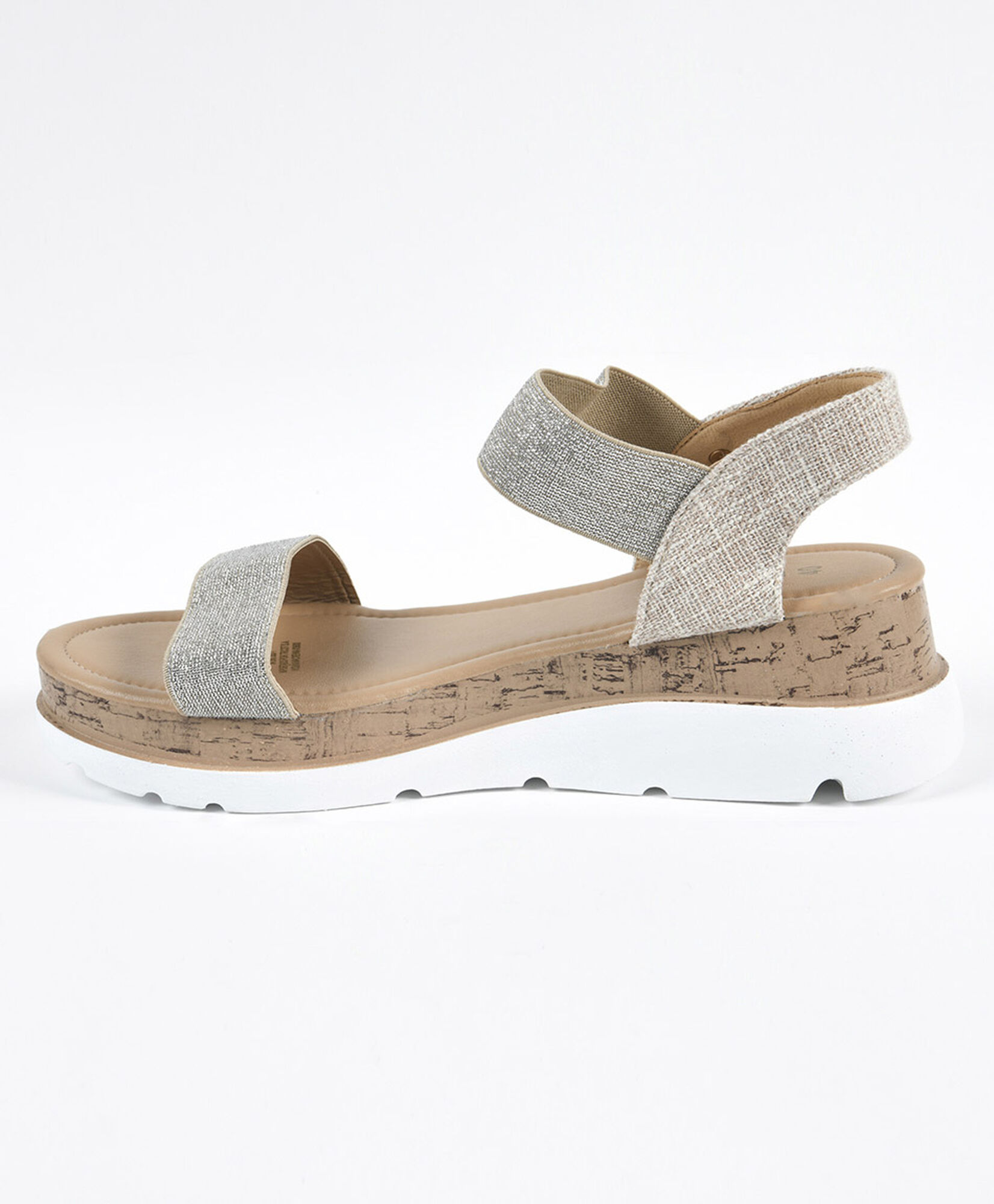 Sandalias mujer elástico brillos plataforma Sandalias mujer elástico brillos plataforma