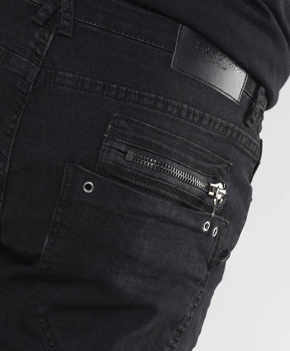 Jeans hombre cierre z&iacute;per skinny fit