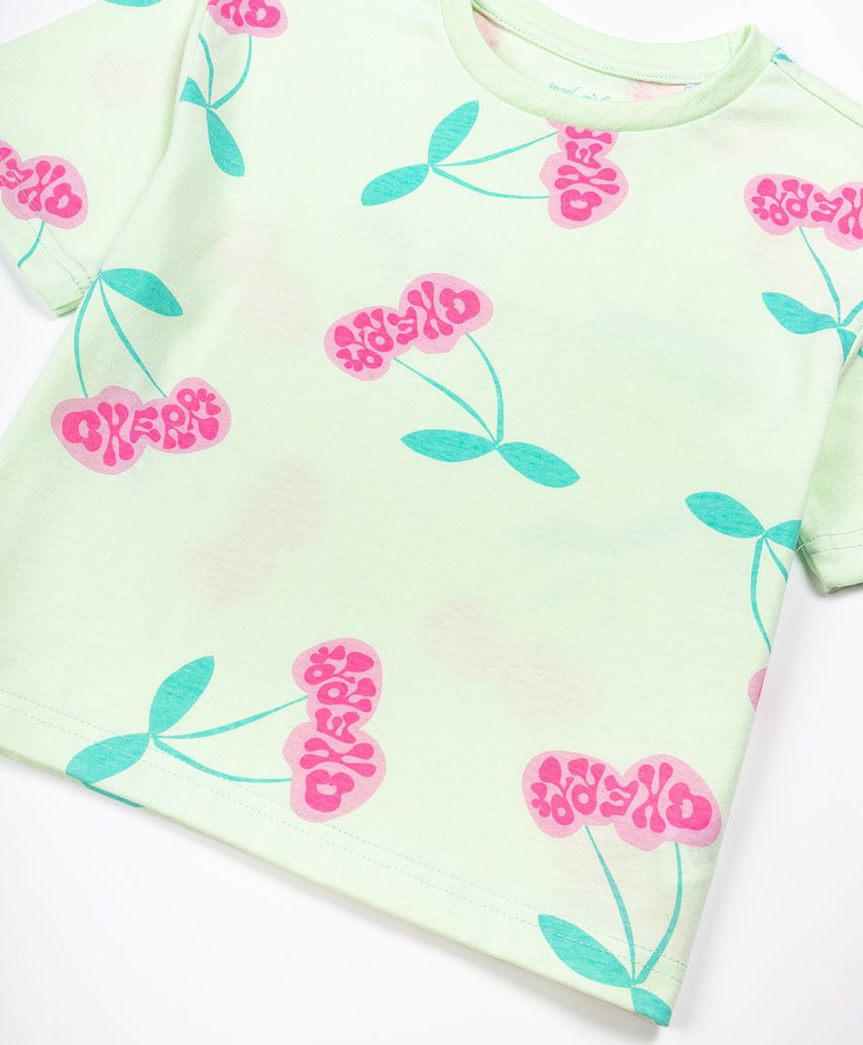 Polera ni&ntilde;a guindas