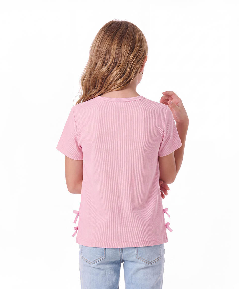 Polera ni&ntilde;a lazos