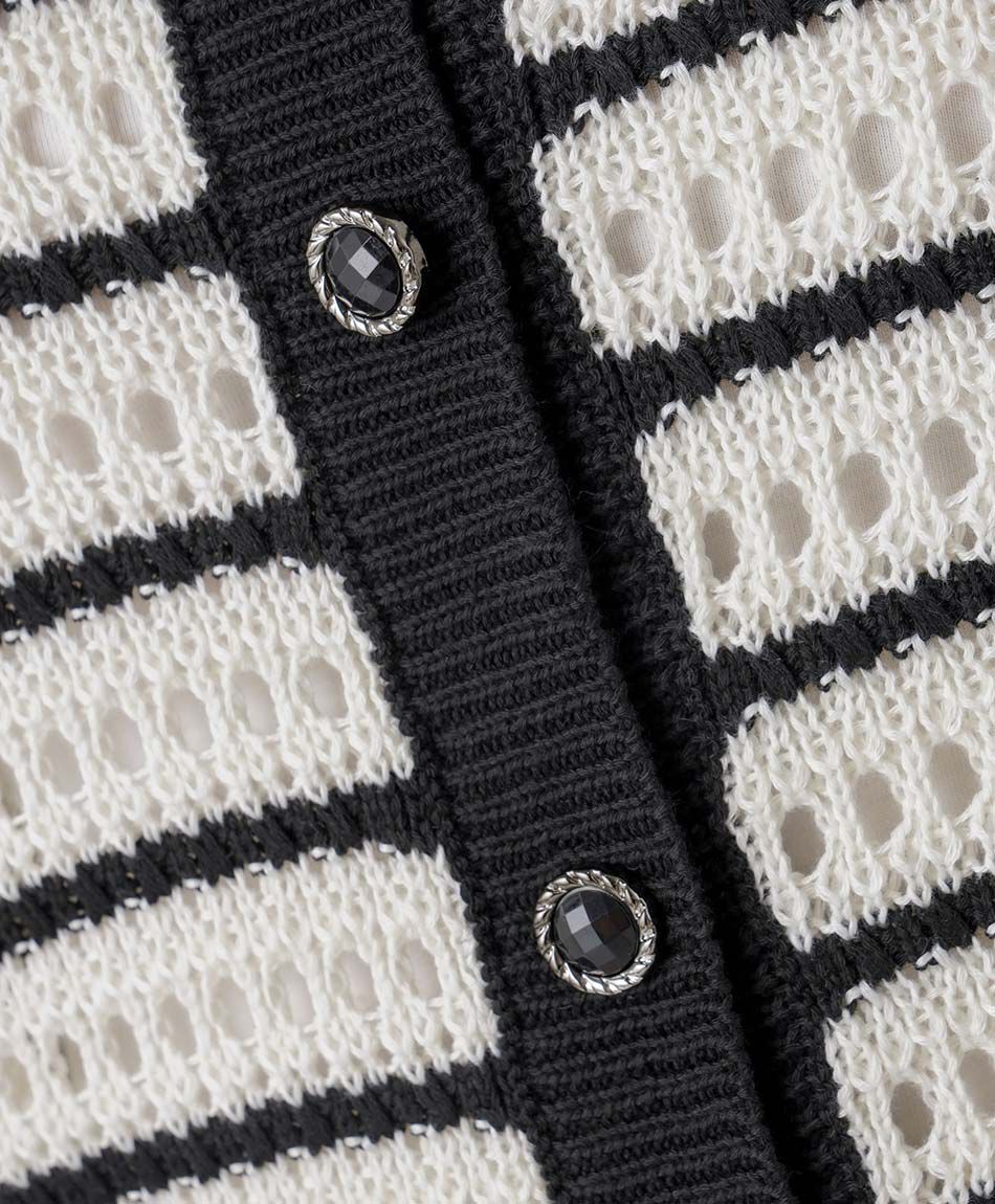Cardigan mujer calado jacquard