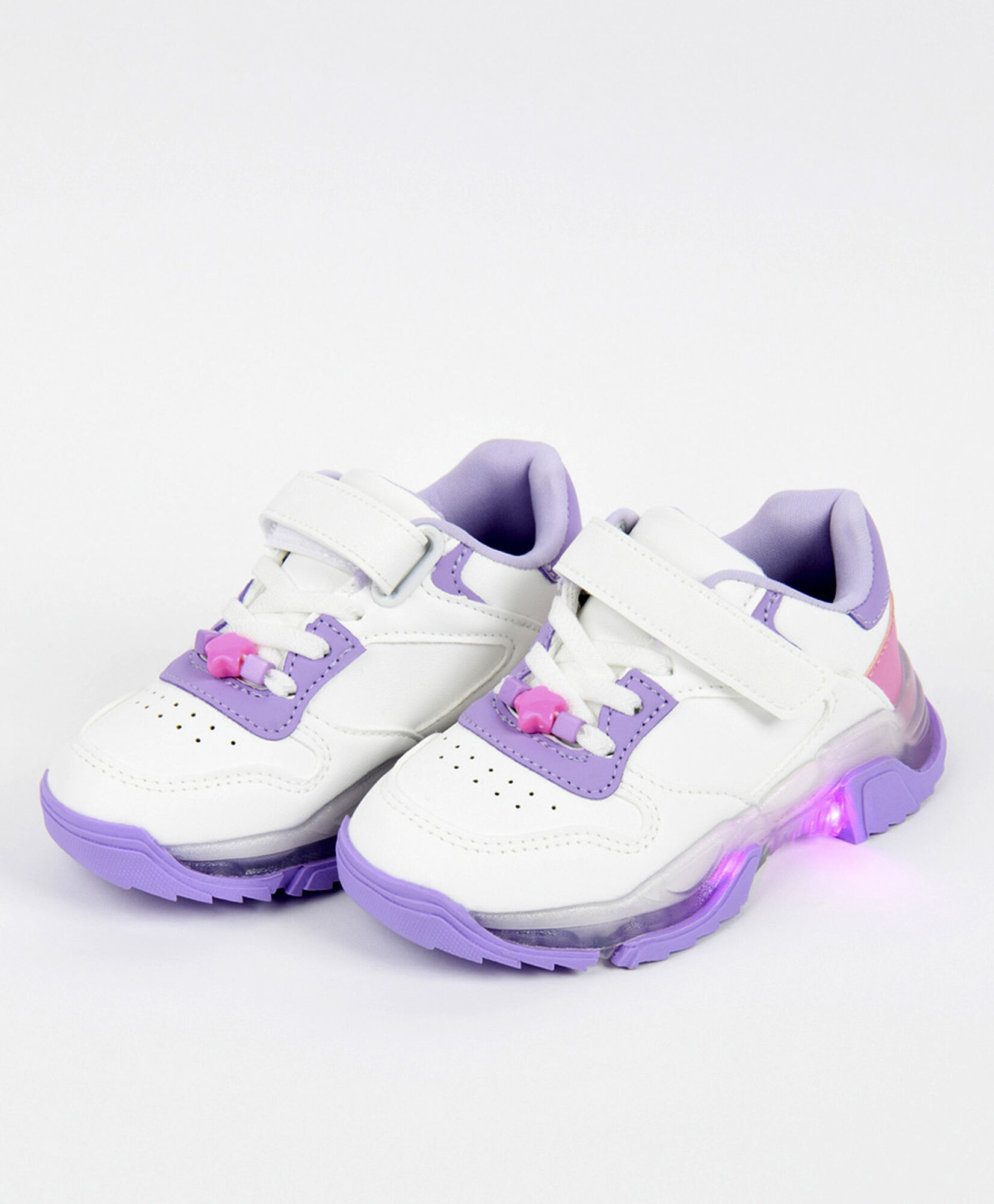 Zapatilla infantil luces lila Zapatilla infantil luces lila