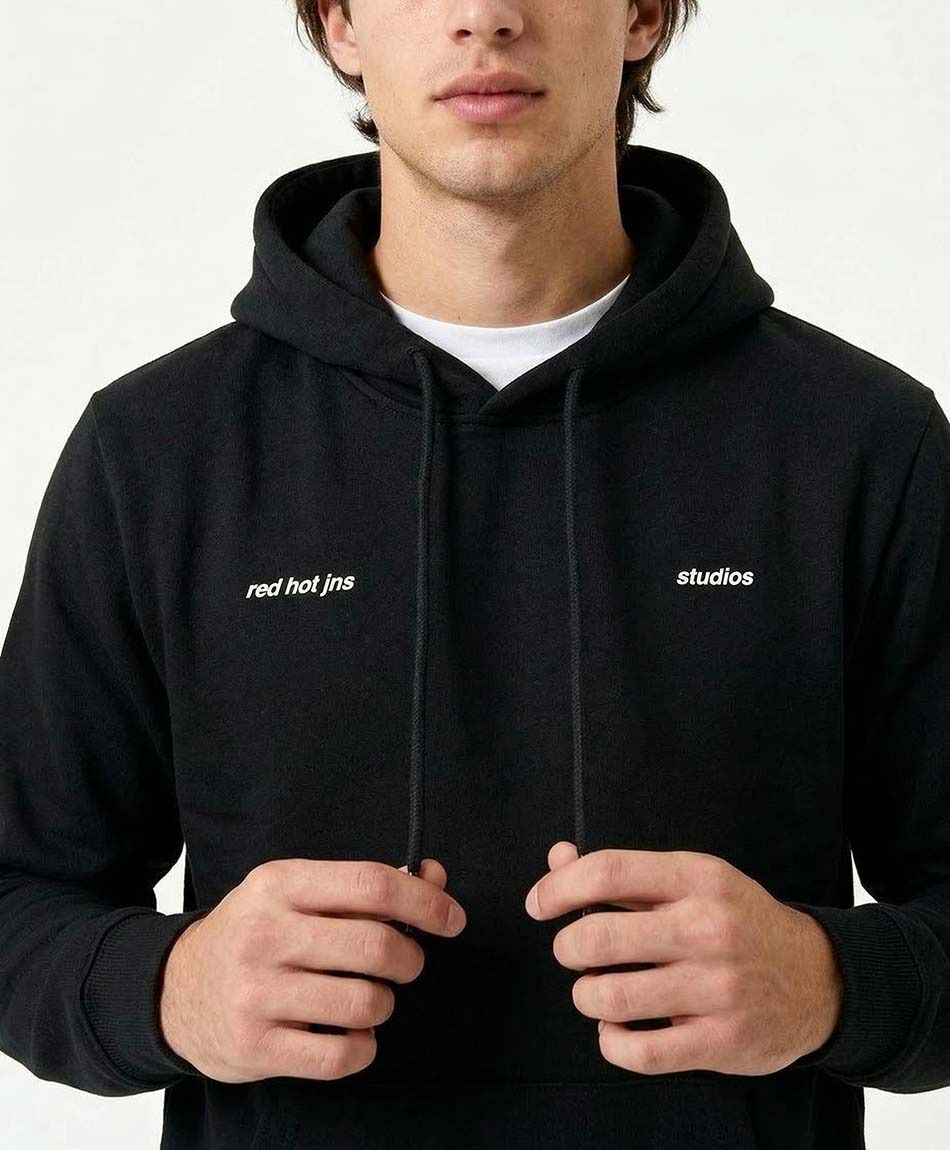 Poler&oacute;n hombre doble estampado originals