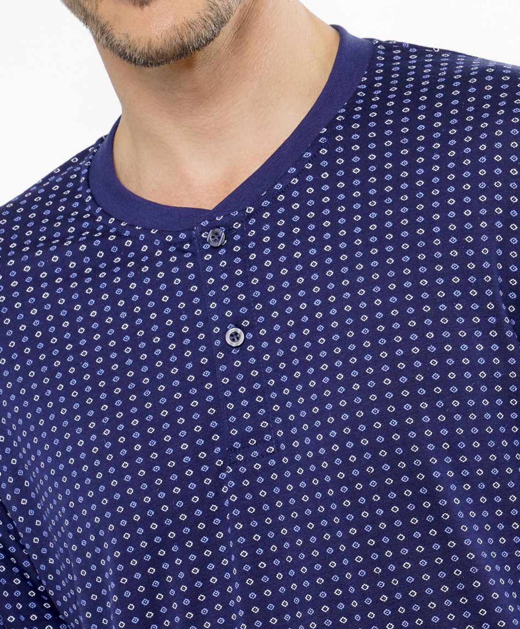 Pijama hombre puntos azul Pijama hombre puntos azul