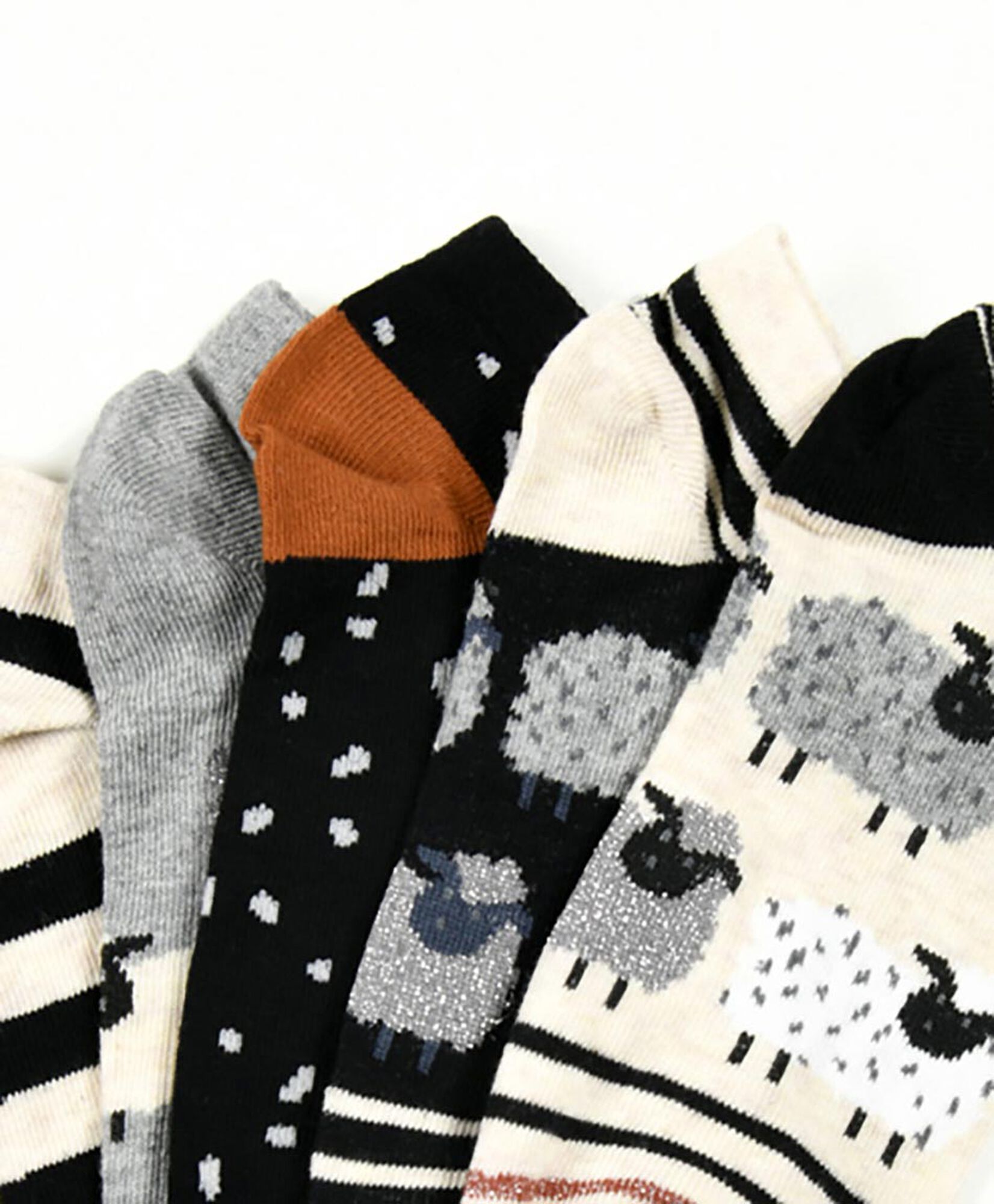 Pack 5 calcetines mujer ovejas Pack 5 calcetines mujer ovejas