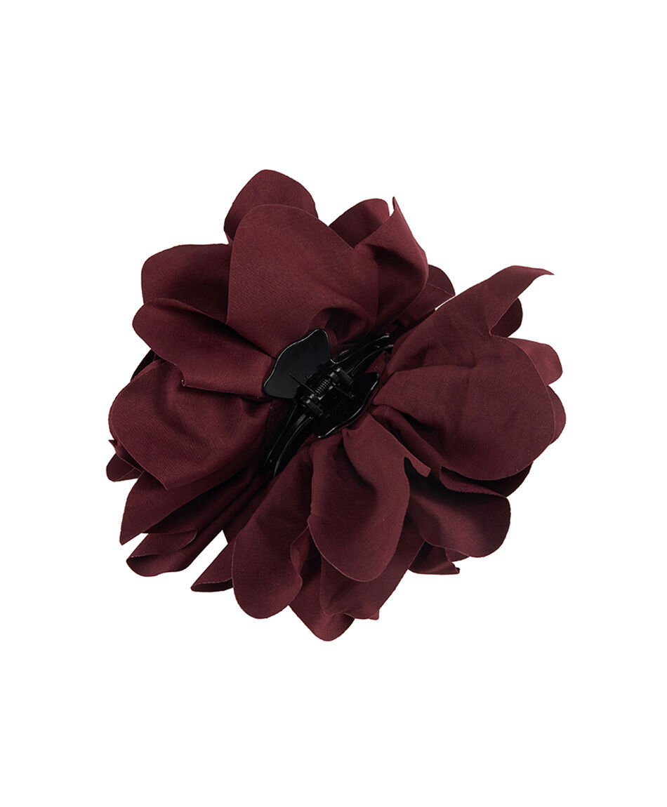 Pinche mujer flor burdeo