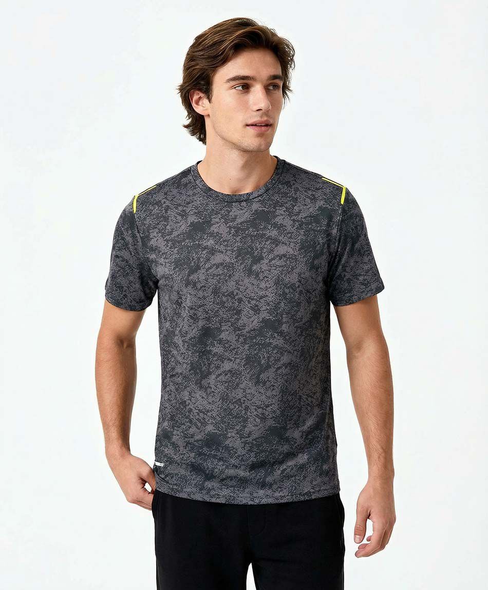 Polera deportiva hombre full print