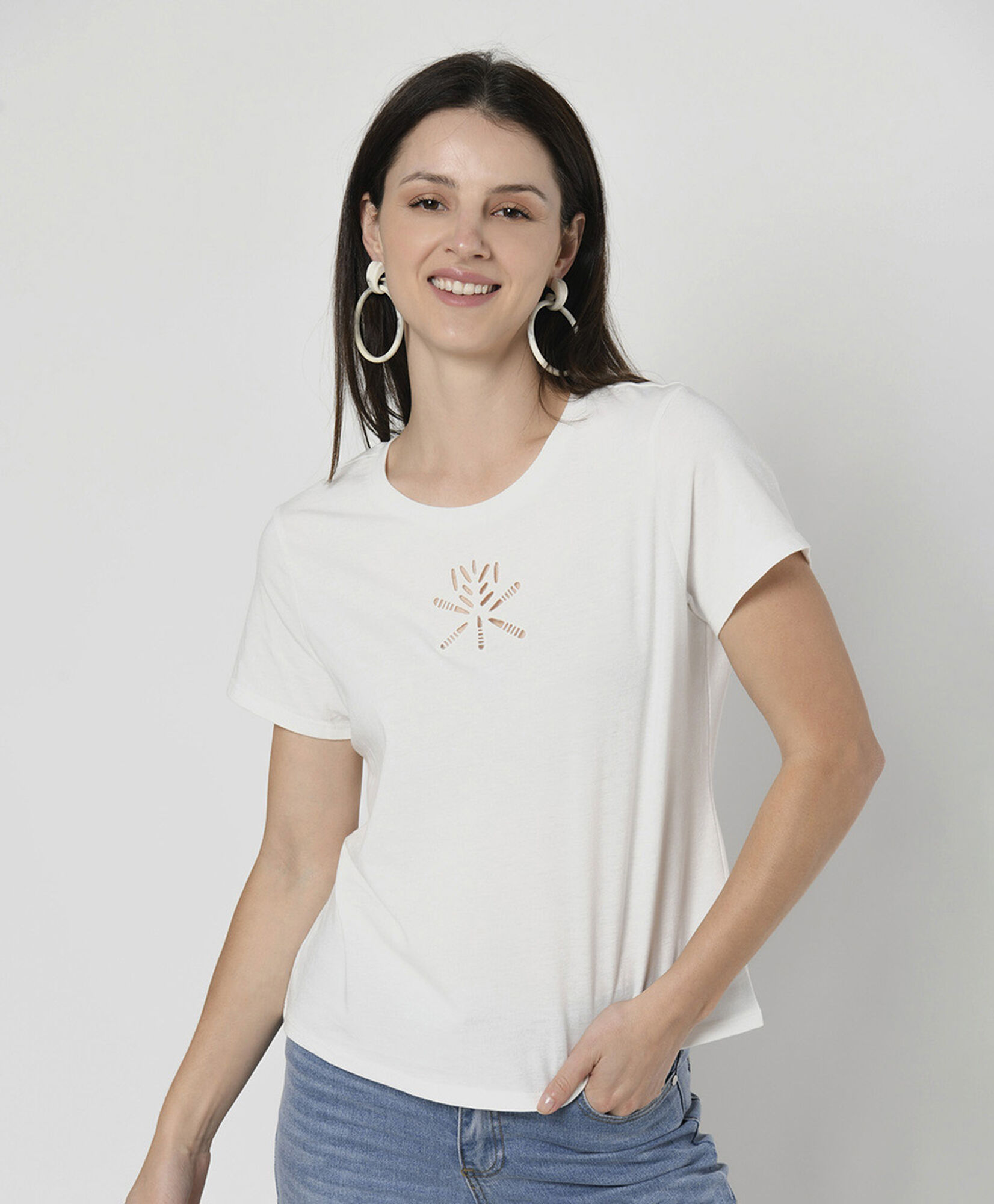 Polera mujer libélula calada Polera mujer libélula calada