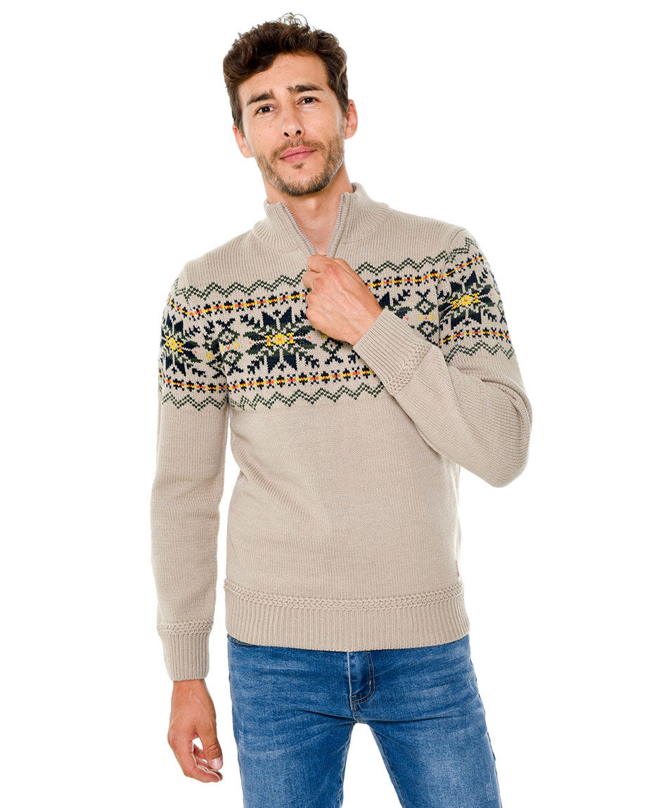 Sweater medio zipper