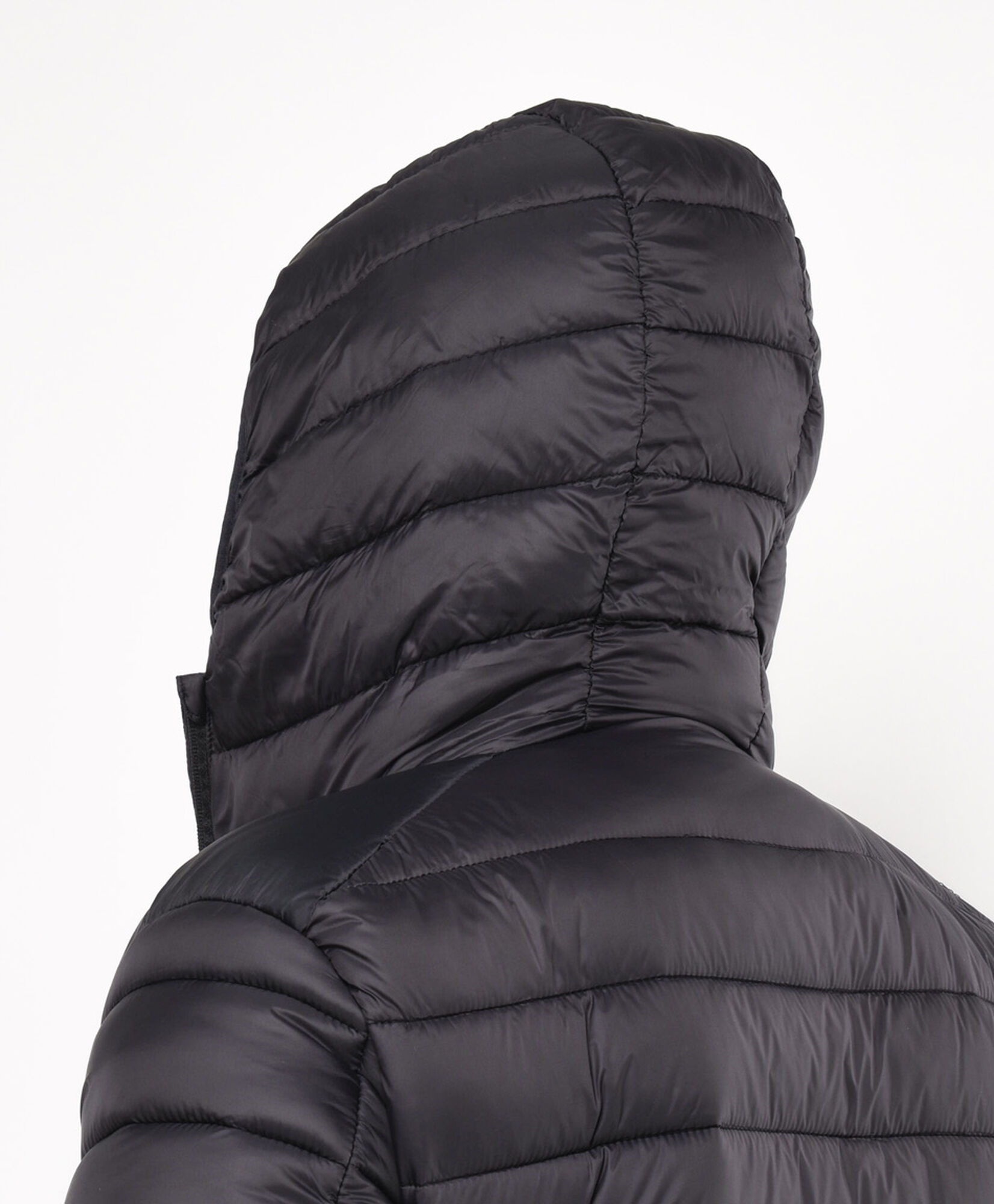 Parka hombre negra gorro Parka hombre negra gorro
