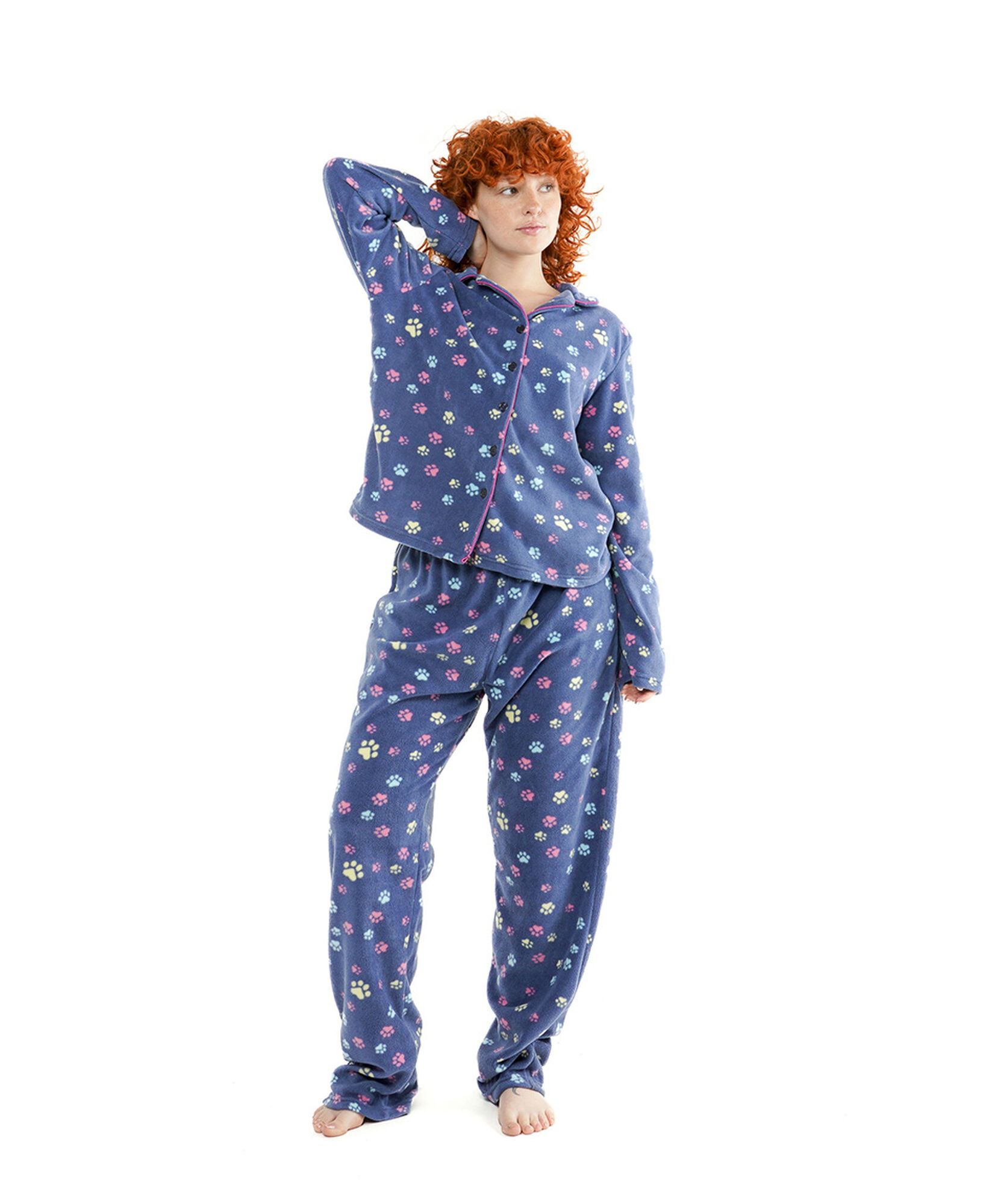 Pijama mujer micropolar patitas Pijama mujer micropolar patitas