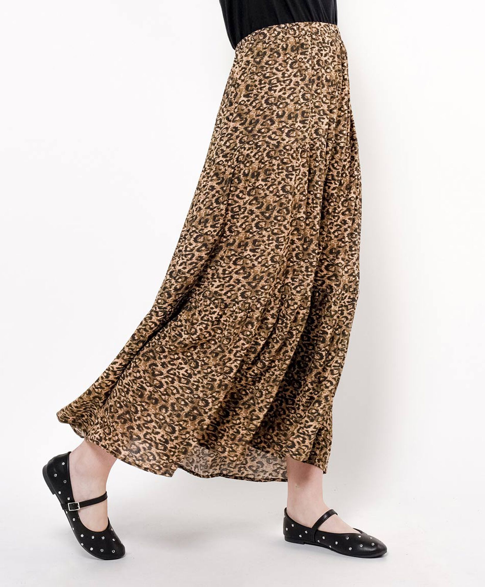 Falda mujer animal print larga Falda mujer animal print larga