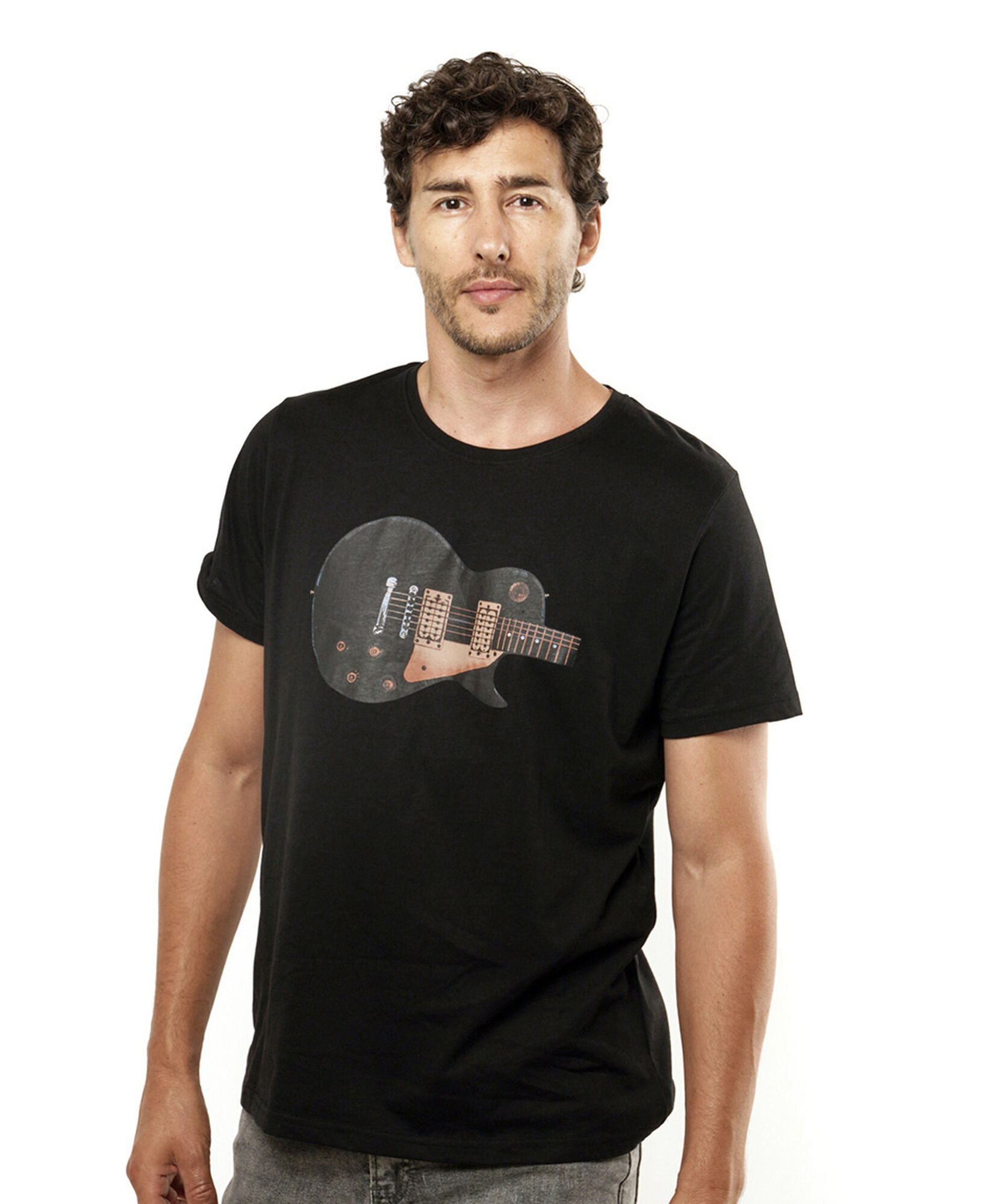 Polera hombre guitarra Polera hombre guitarra