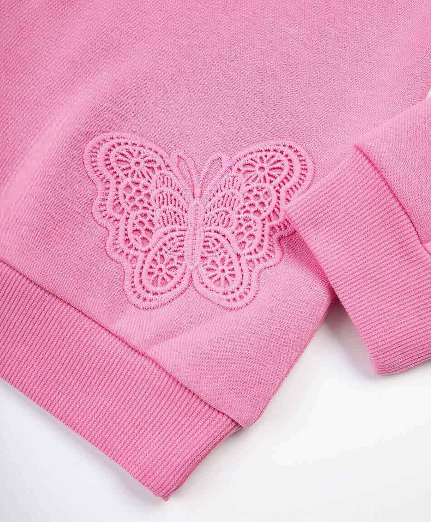 Polerón bebé mariposas bordadas Polerón bebé mariposas bordadas