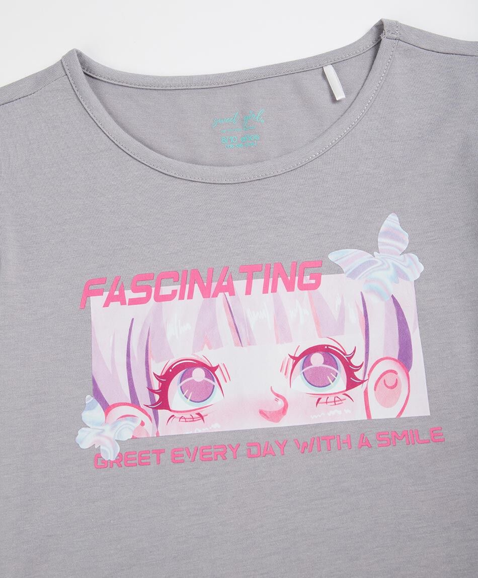 Polera ni&ntilde;a anim&eacute;