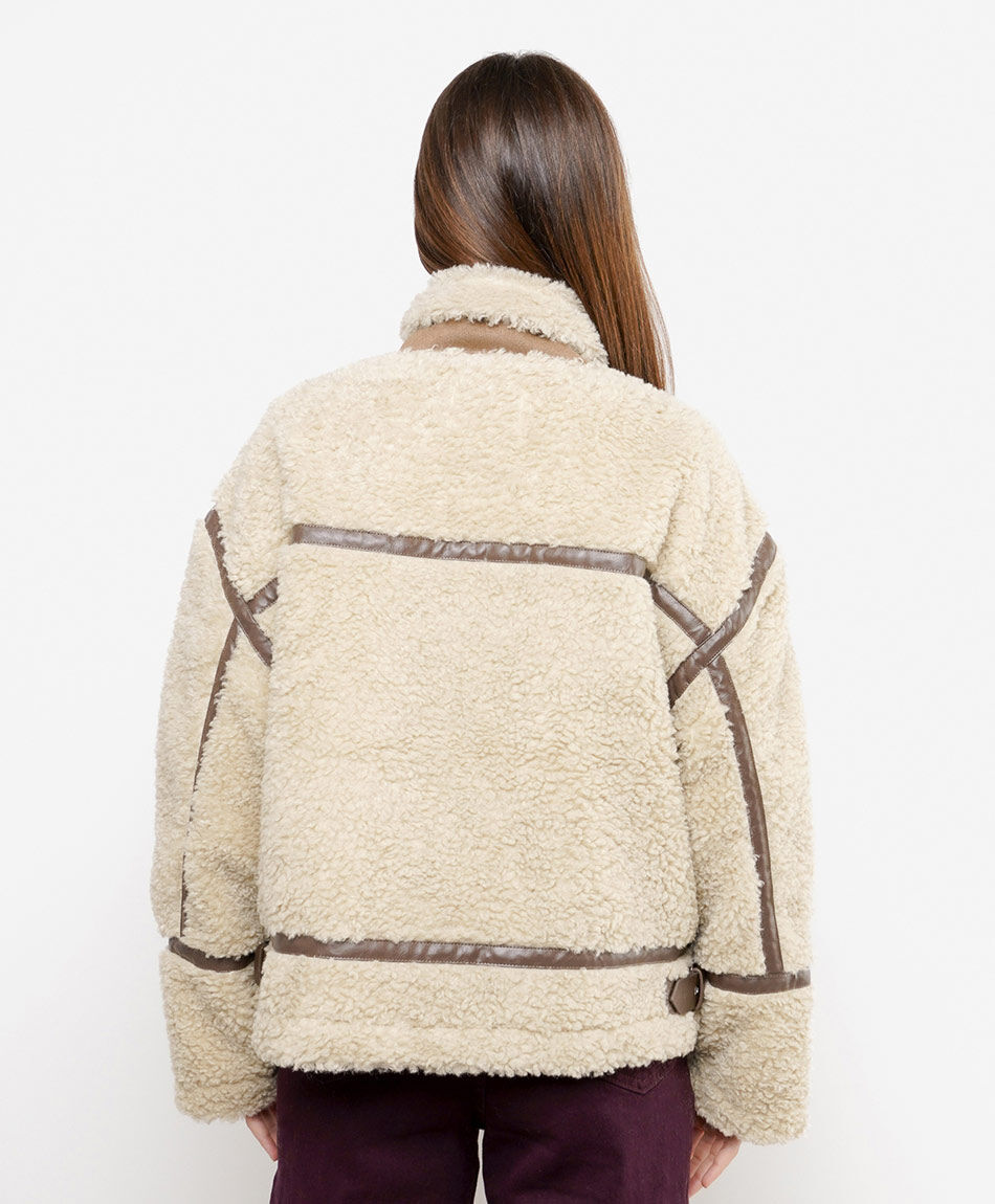 Chaqueta mujer mix oversize