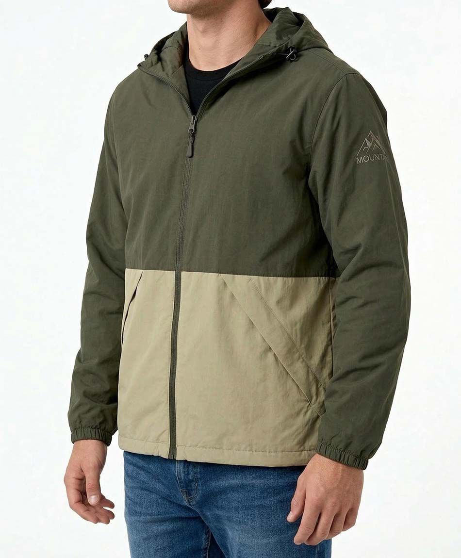 Chaqueta hombre outdoor bicolor