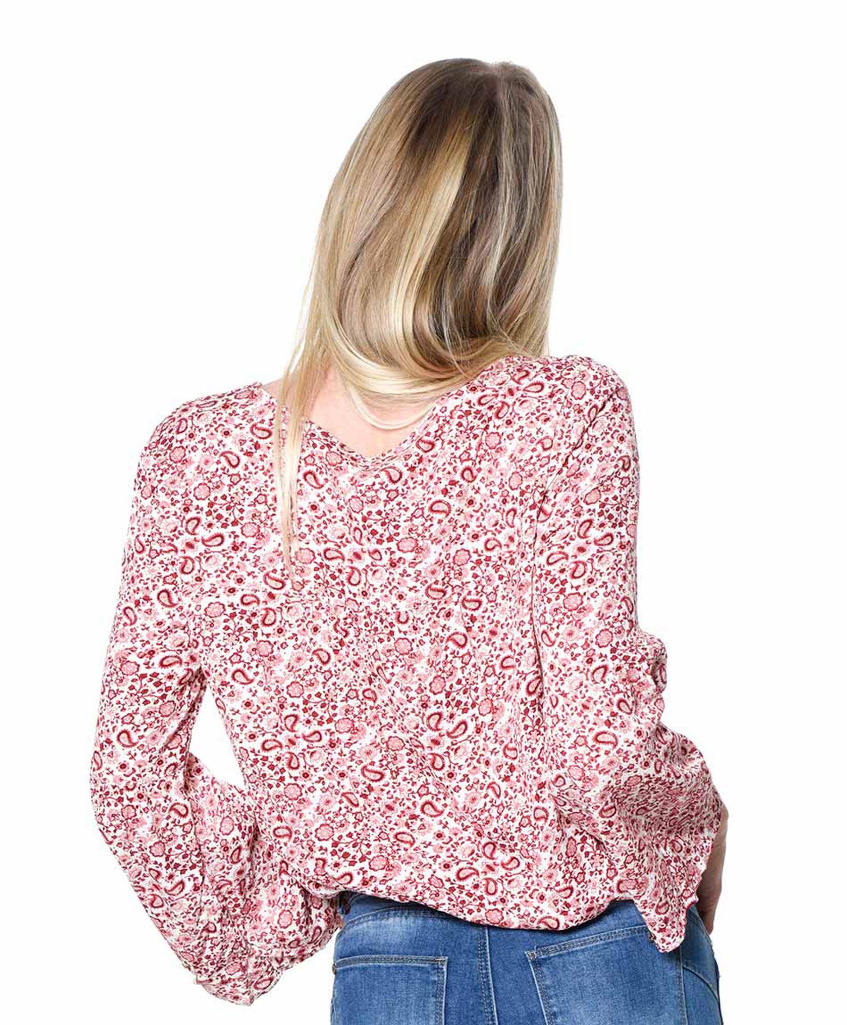 Blusa encaje manga flare Blusa encaje manga flare