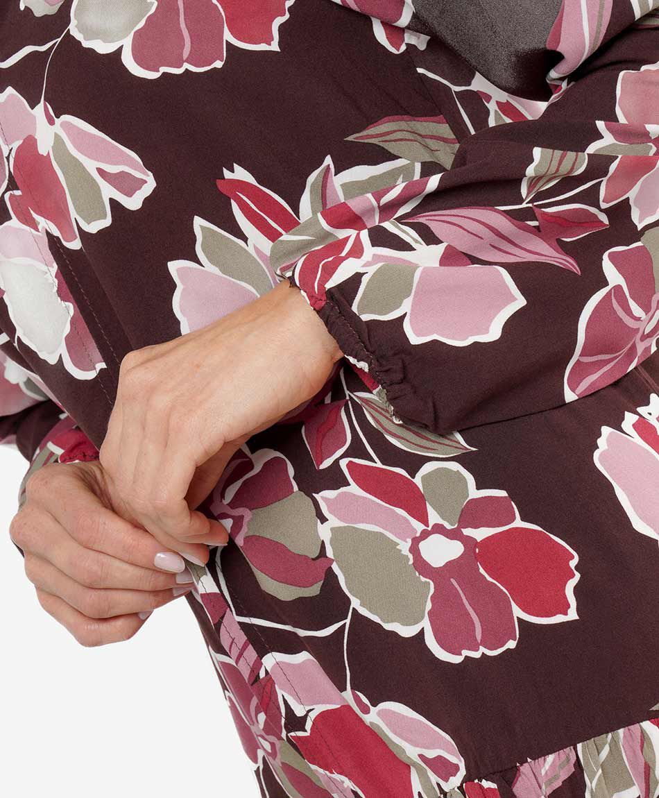 Vestido mujer mao floreado