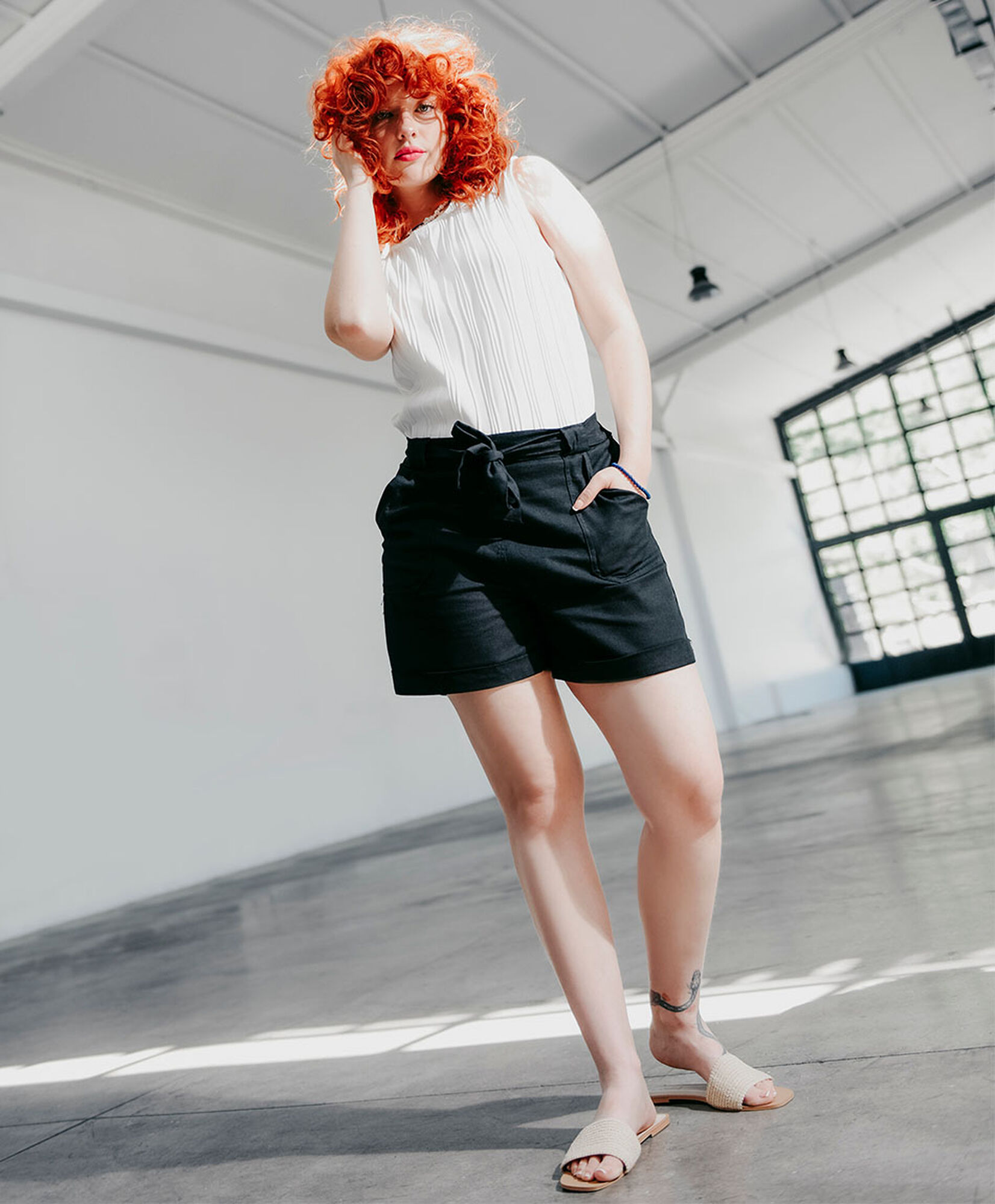 Short mujer lazo lino Short mujer lazo lino